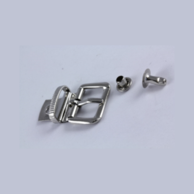 BCK W.PLATE 14MM NICK.SHINY - NO RIVETS INCLUDED