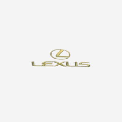 Epoxy Logo Lexus Gold