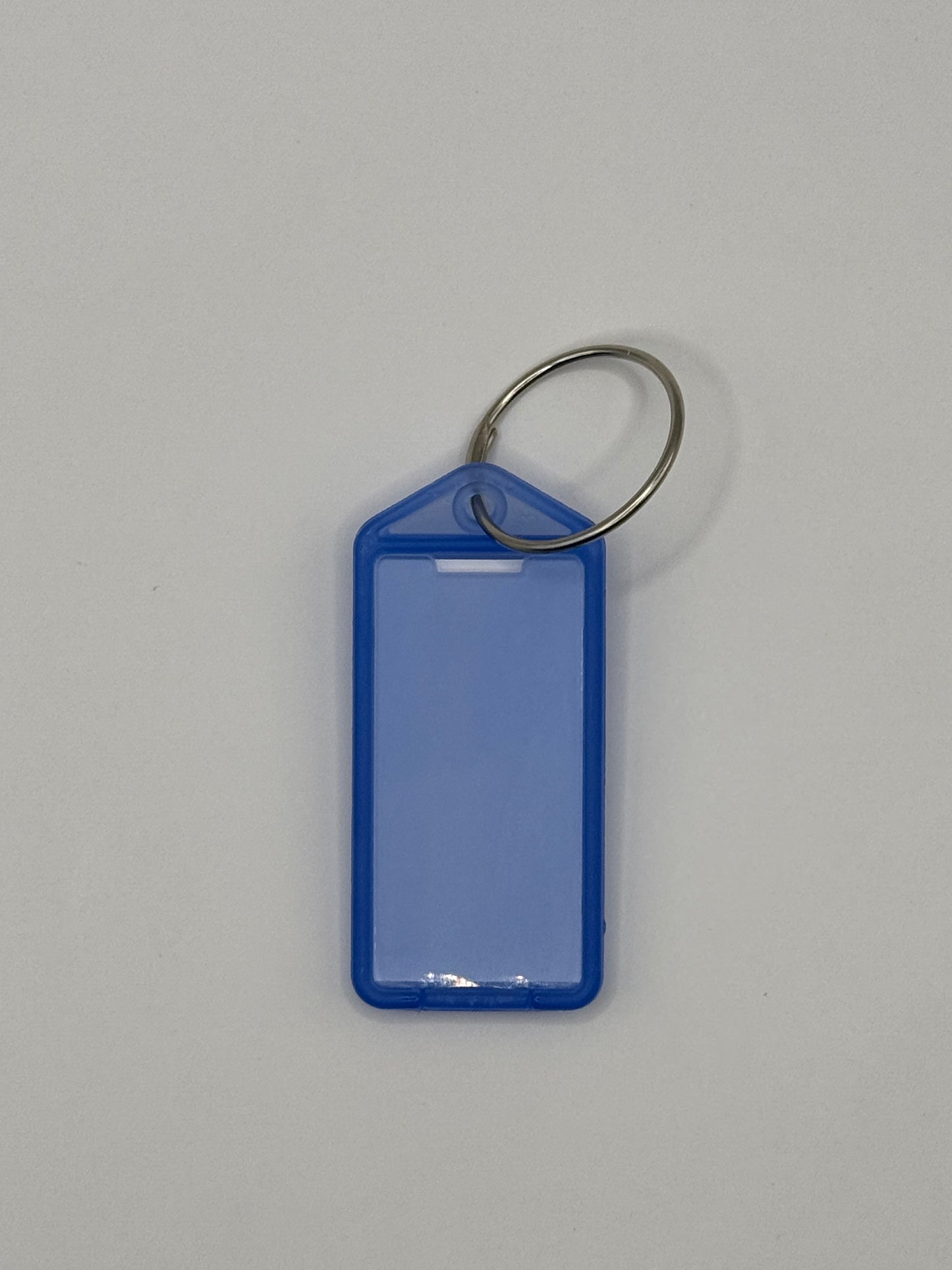 KEYLABEL PLASTIC FLUO BLUE (10)