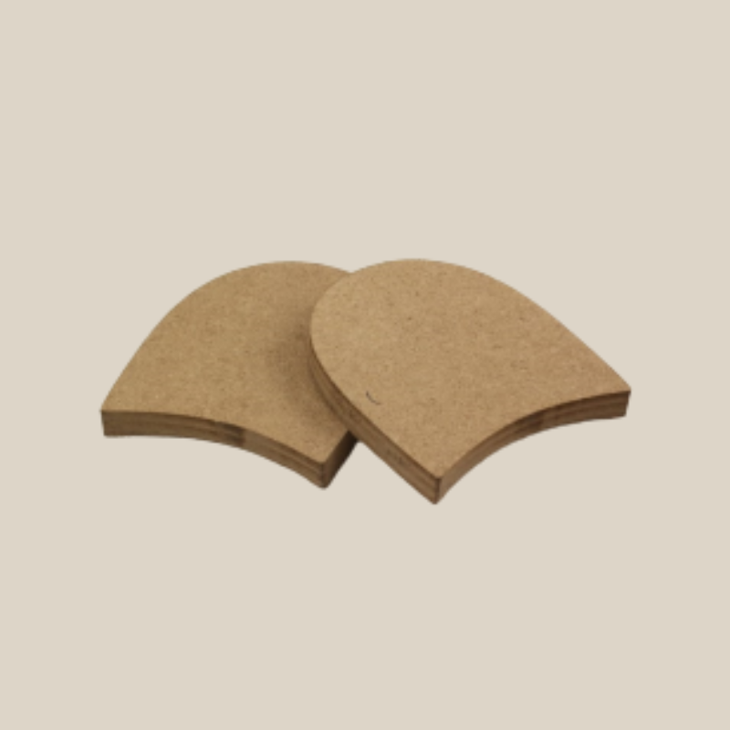 Board heel blocks 16mm