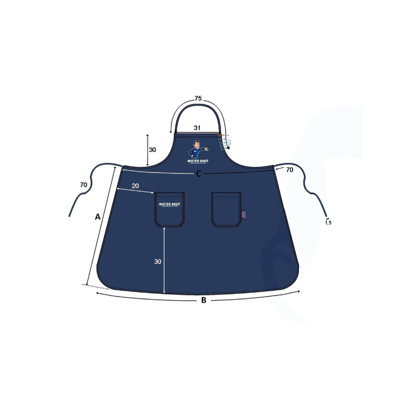 Blue Dustcoat by Mister Minit (New)