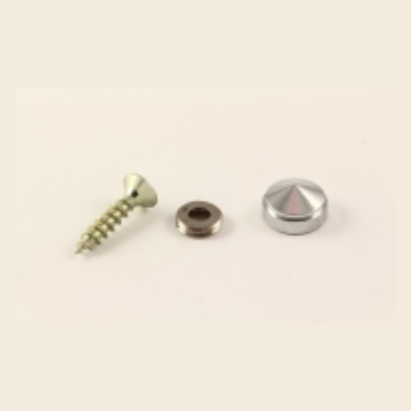 Screw cover D12 chrome