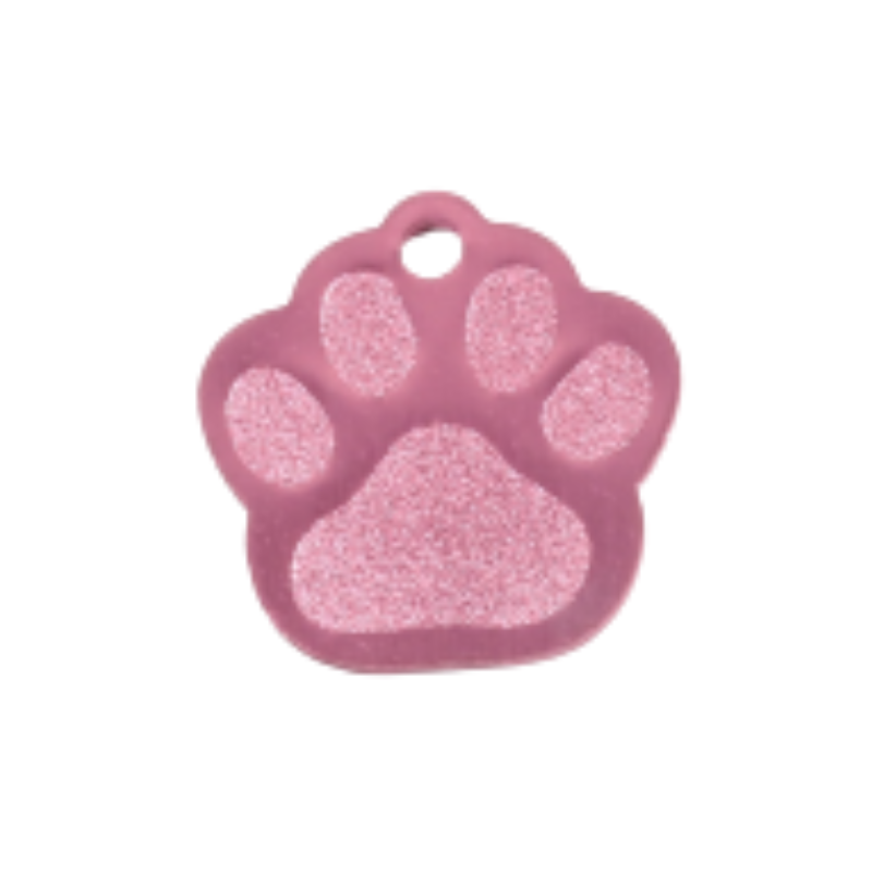 HKP29 Medal Foot M Pink 26x28mm