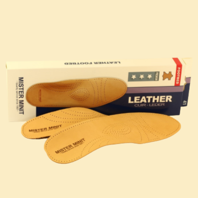 premium leather footbed