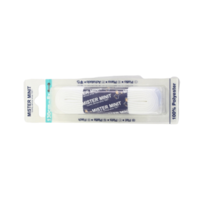 Sneaker Laces White 130 cm x 1 cm