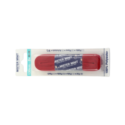 sneaker laces red 130 cm x 1 cm