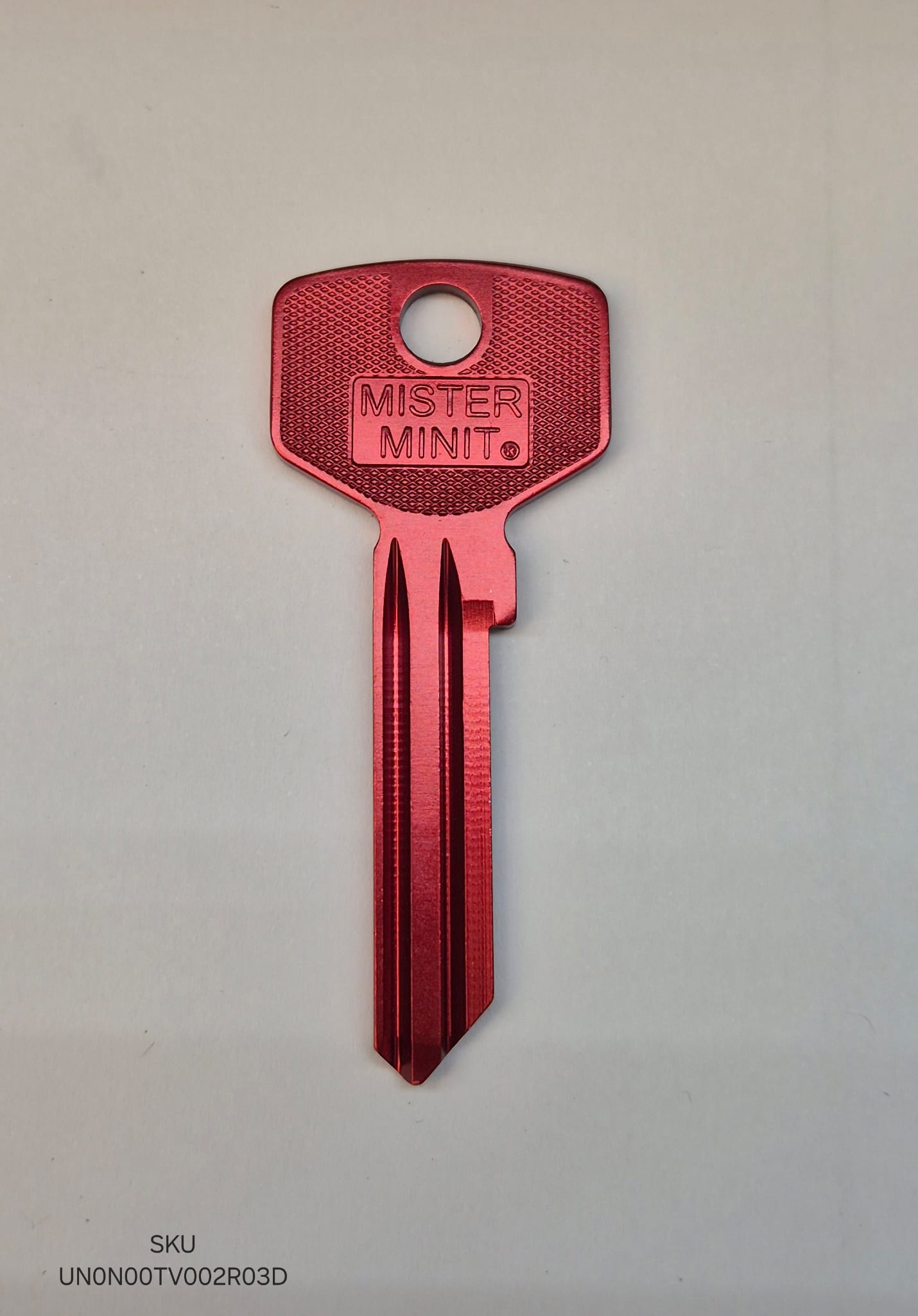 TV-3D Aluminium (coined Mister Minit) Röd