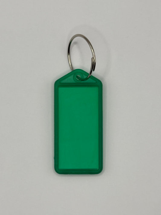 KEYLABEL PLASTIC FLUO GREEN (10)