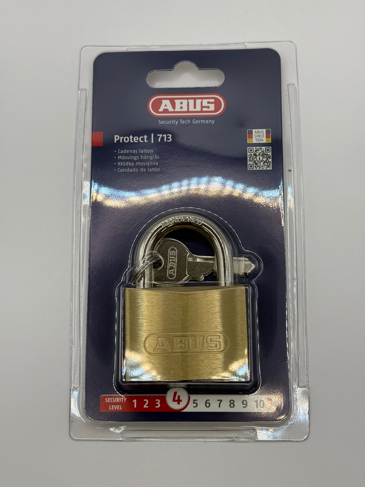 ABUS BRASSS PADLOCK 713/60MM