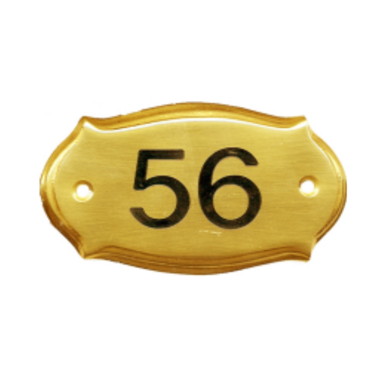 DPL2 Brass 510 Oval 90x50x5mm