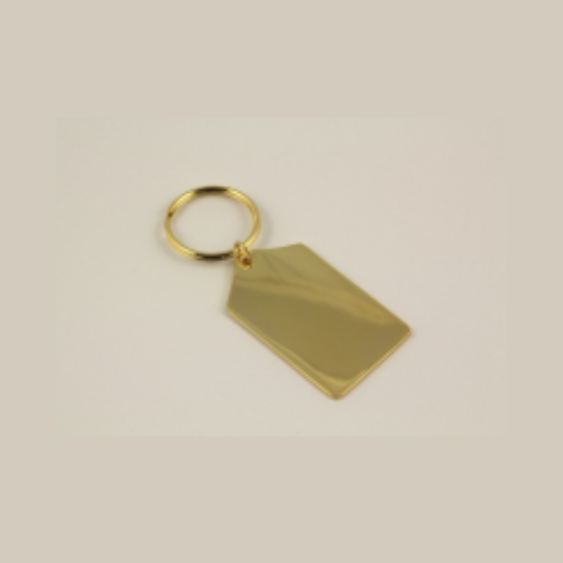 Keyh. Rect. Gold Plated 57x35mm