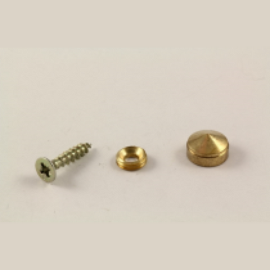 Screw Cover D12 Brass