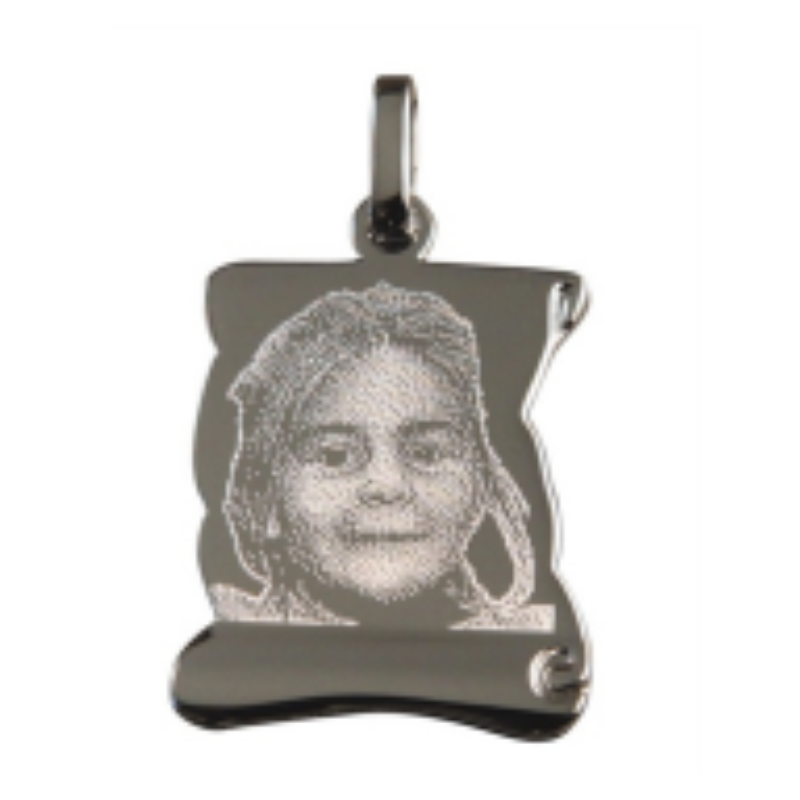 Parch.pendant 925 silver 17x22