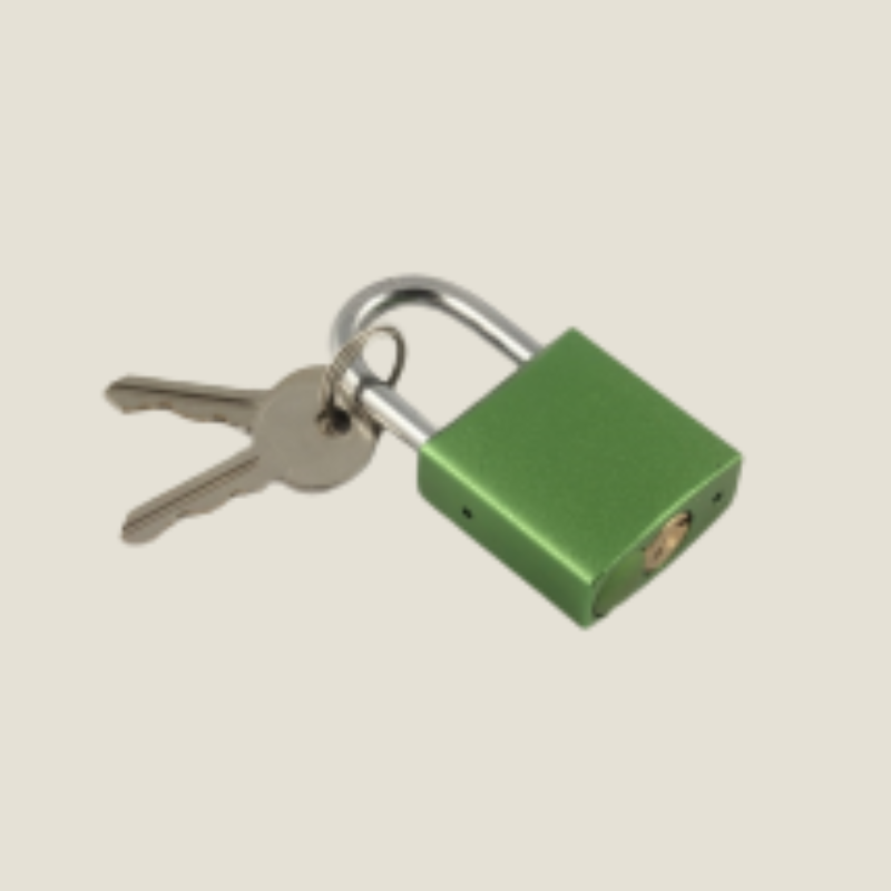 ALU GREEN PADLOCK 72/40 CN