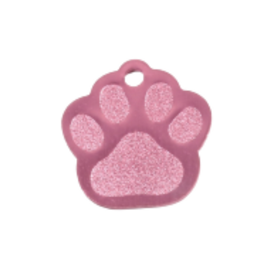 HKP29 Medal Foot M Pink 26x28mm