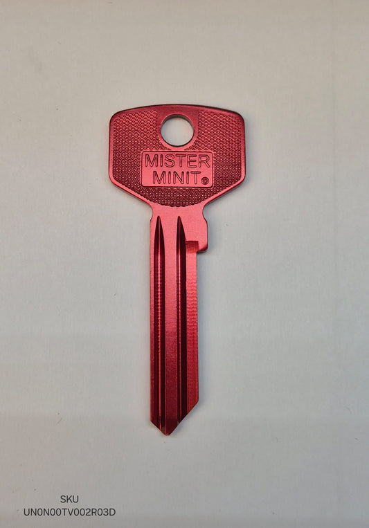 TV-3D Aluminium (coined Mister Minit) Röd